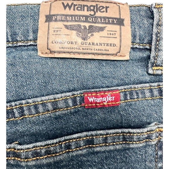 NWT Wrangler Five Star Boys Regular Adjust Waist Boot Cut Flex Comfort Jeans 10H - Picture 7 of 9